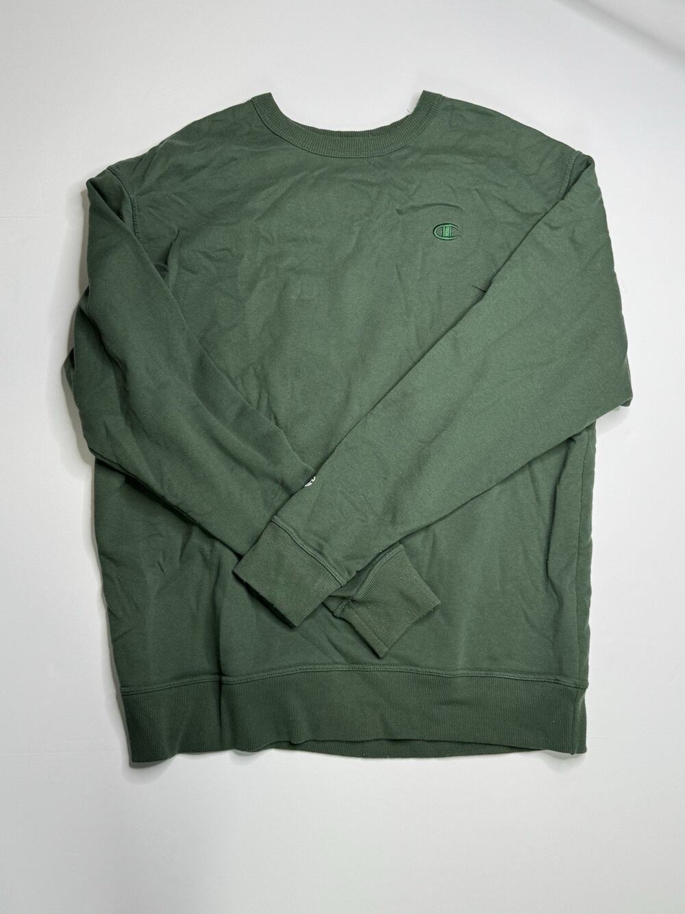 Old-school style Champion Crewneck Sweatshirt Sz XL Green